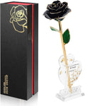 Gold Dipped Infinity Rose Last Forever Flower Decor - Timeless