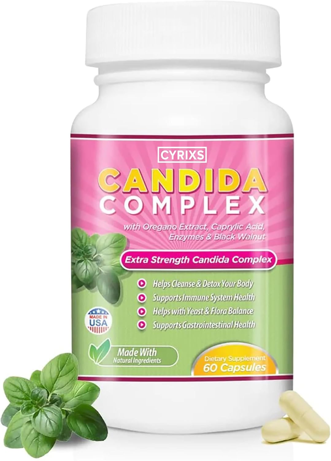 Candida Complex for Immune Boosting and Gut Health Support