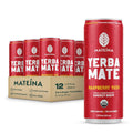 Mateina Yerba Mate Zero Sugar Energy Drink - Raspberry Yuzu 12 Pack