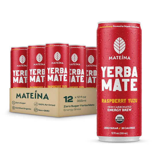 Mateina Yerba Mate Zero Sugar Energy Drink for Clean Energy