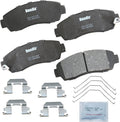 Bendix Priority1 CFC1521 Ceramic Front Brake Pads - Quiet, OE Fit