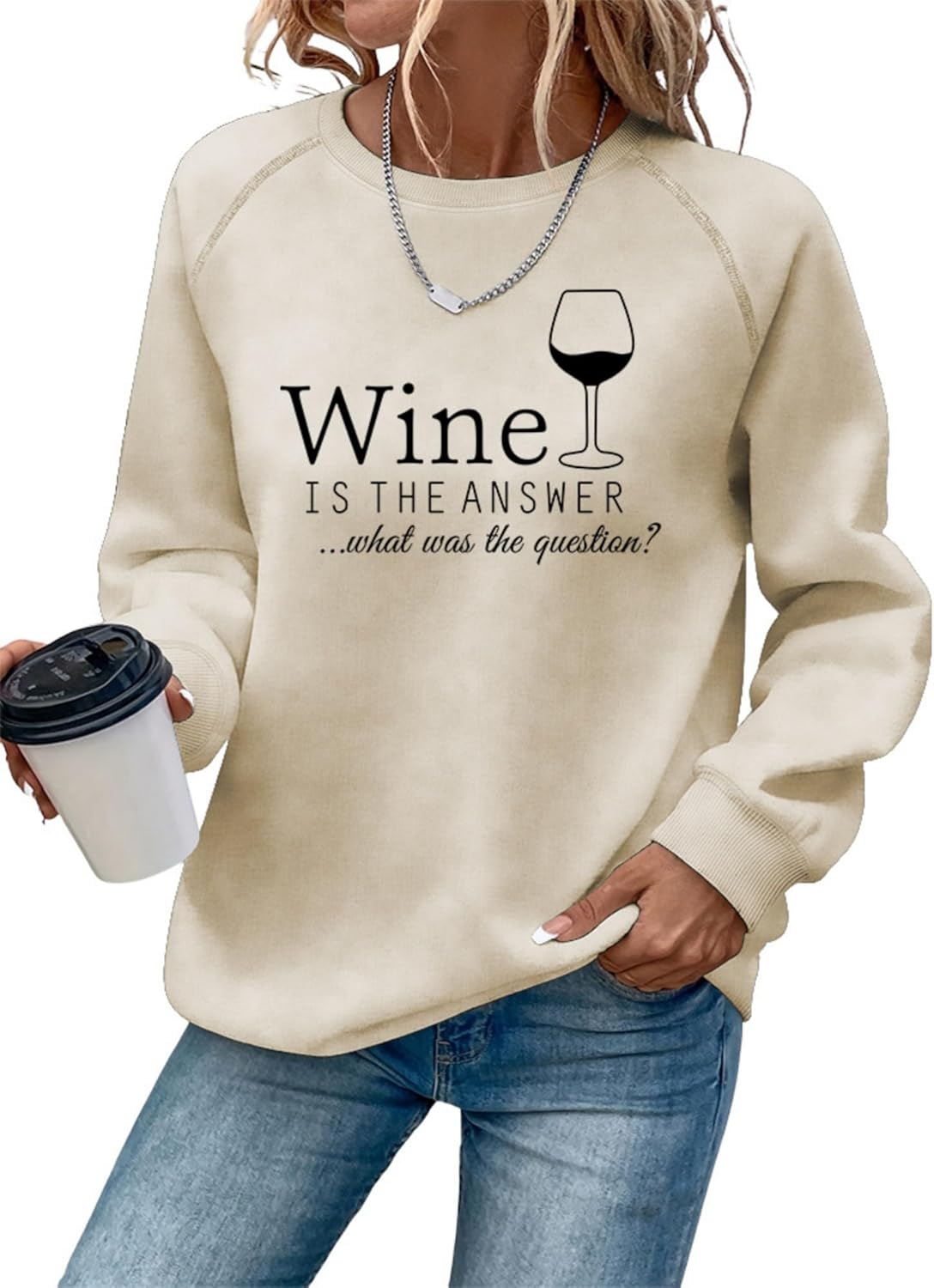 Wine Lover's Raglan Sweatshirt by YourTees