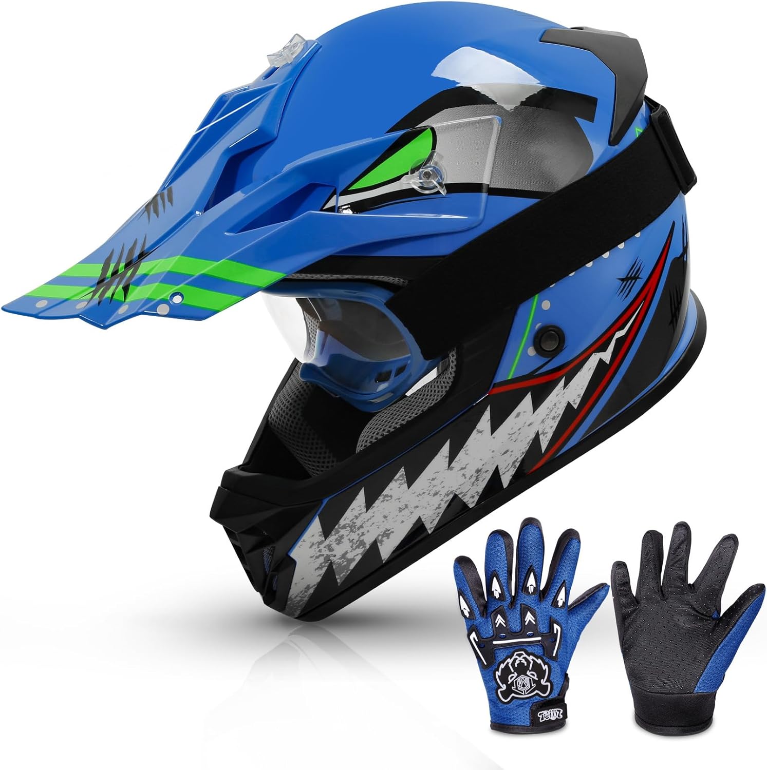 TCMT Youth Kids Dirt Bike Helmet for Boys and Girls Safety Gear