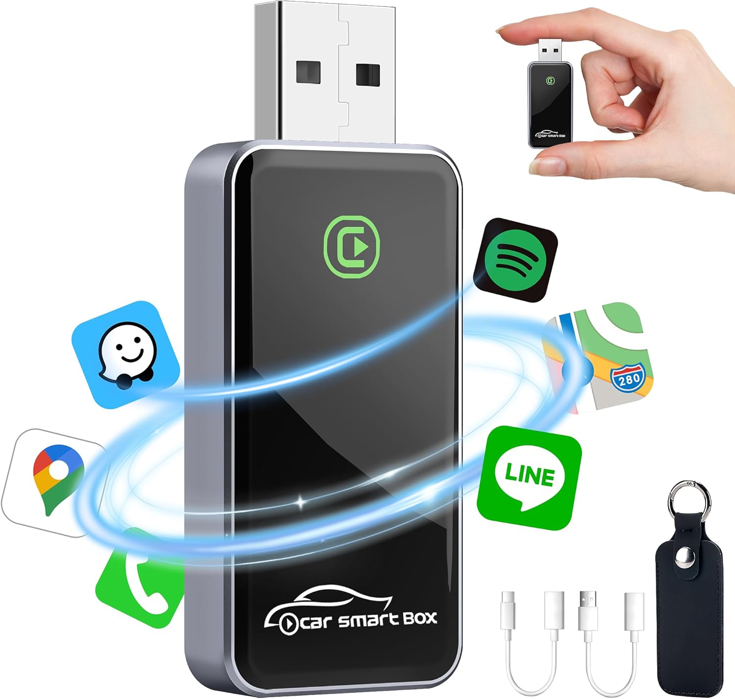 Mini Wireless Carplay Adapter for Seamless Driving Experience