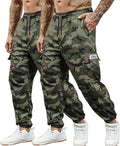 Men's Camo Jogger Pants Military Combat Cargo - Tapered Tactical Fit