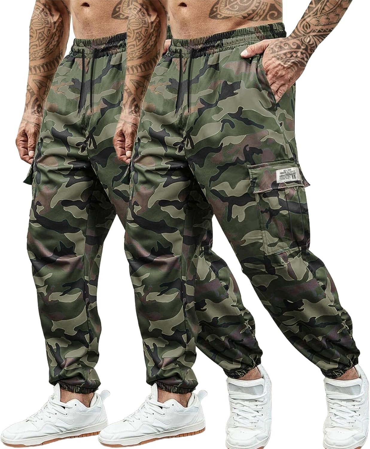 Men's Camo Jogger Pants for Tactical Comfort and Style