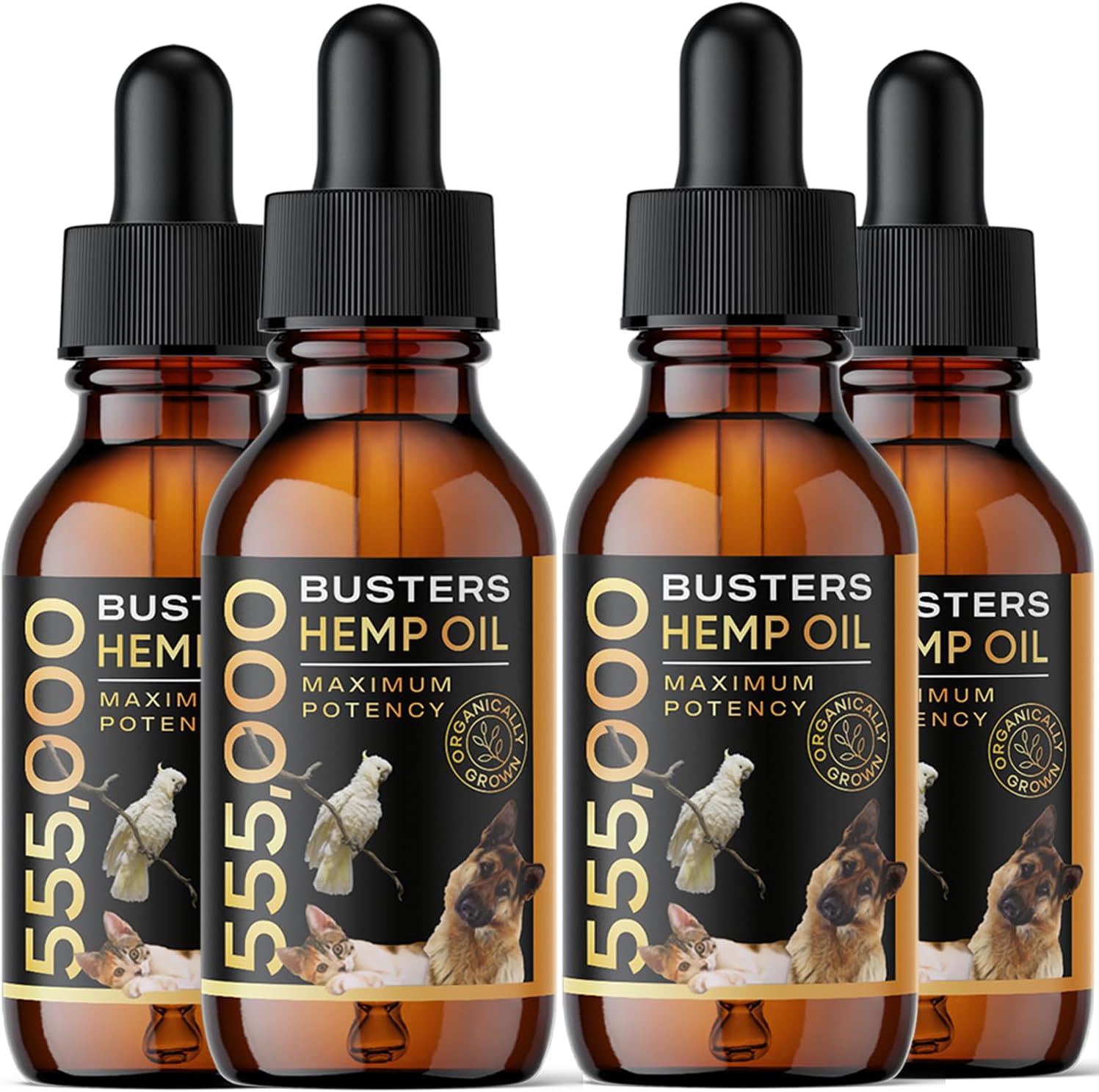 Buster's Organic Hemp Oil for Dogs - Maximum Potency Joint Relief