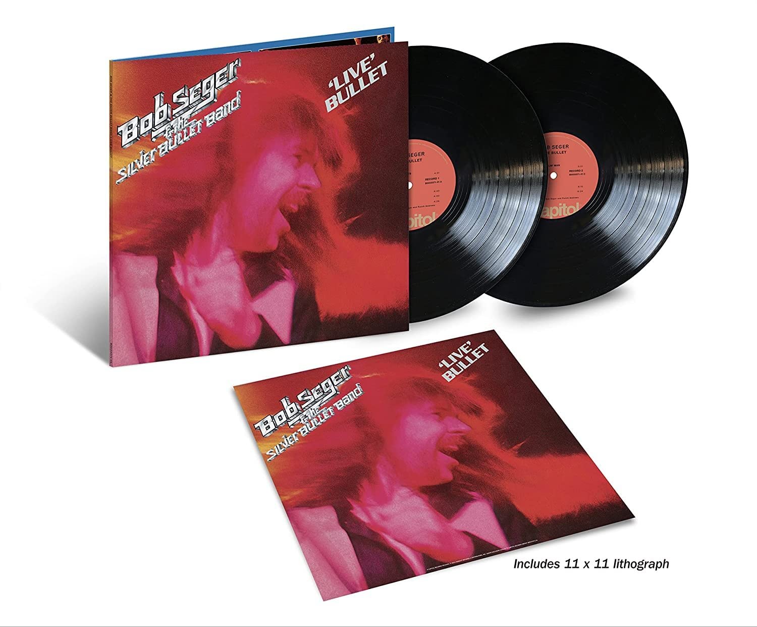 Live Bullet Vinyl Record by Capitol - A Classic Rock Experience