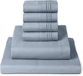 Mellanni Queen Sheet Set - 6-Piece Cooling Microfiber Sheets