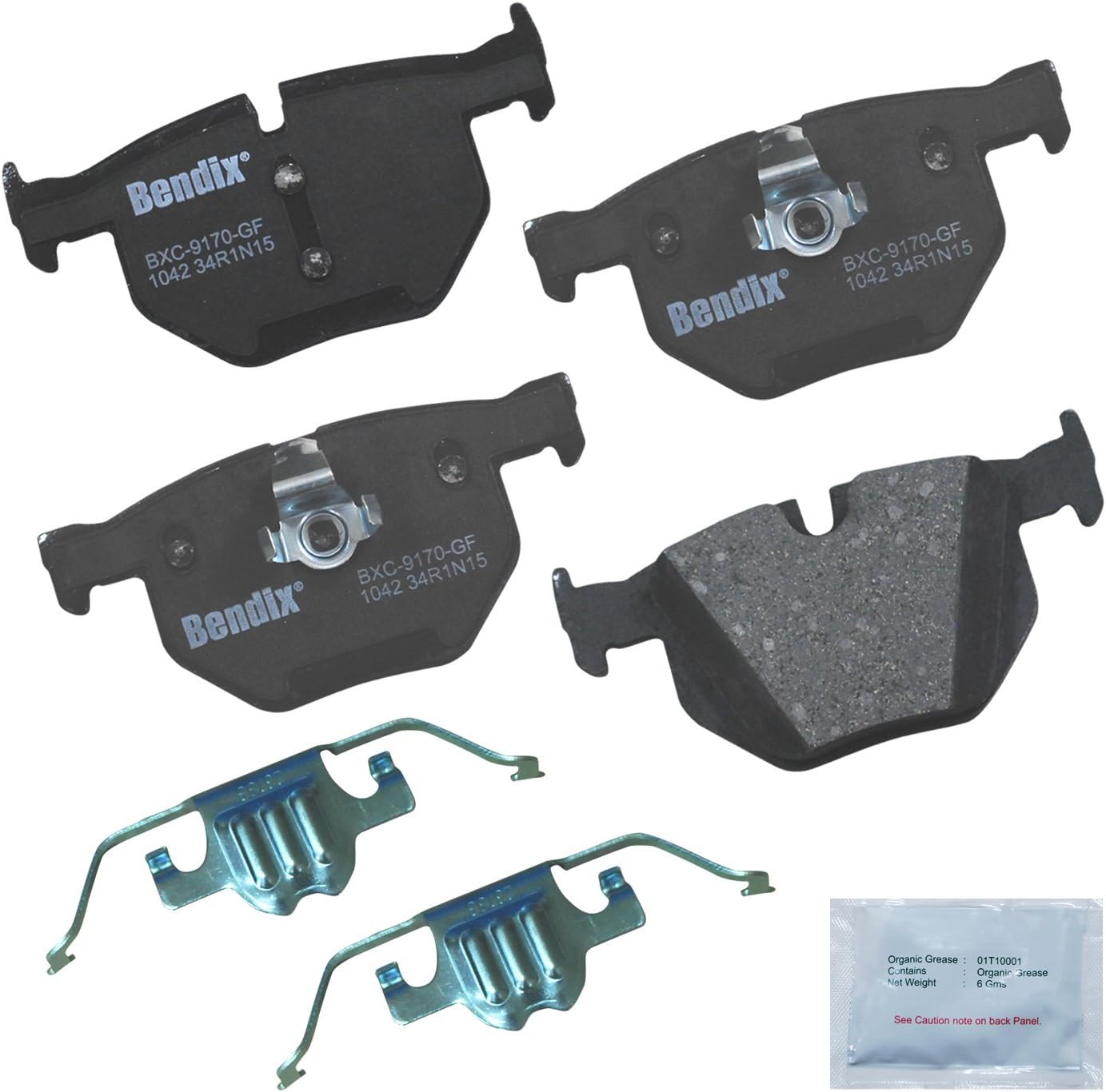 Bendix Priority1 CFC1042 Ceramic Rear Brake Pads for BMW Models