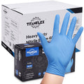 TitanFlex Nitrile Exam Gloves Blue 6-mil Small - Heavy Duty Protection