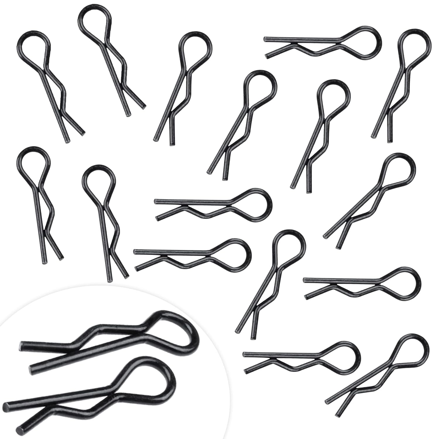 HobbyPark 1/16 1/18 RC Car Body Clips - Pack of 50