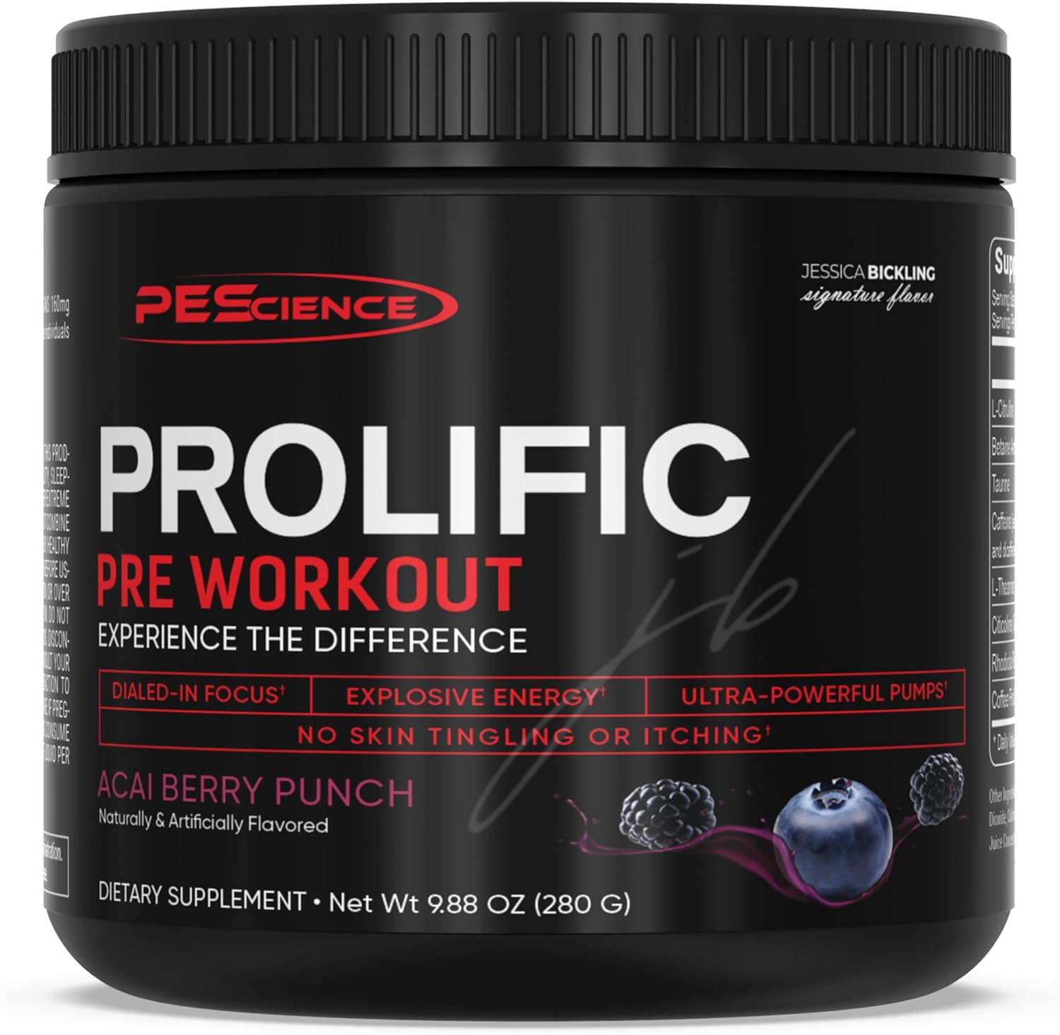 Prolific Pre Workout Powder for Men & Women - Energy & Focus