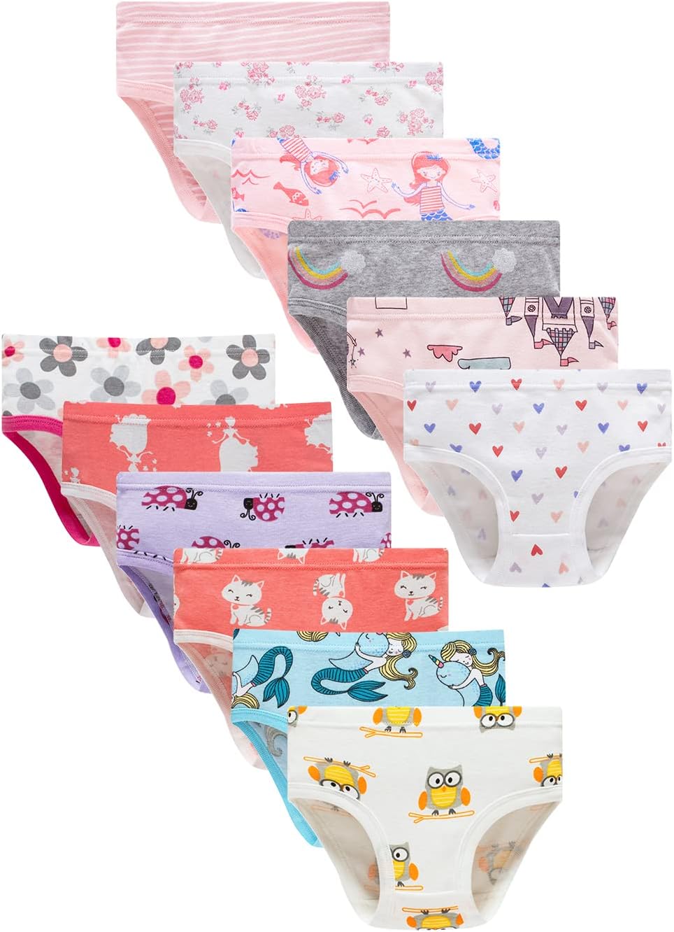Soft 100% Cotton Little Girl Underwear for Everyday Comfort
