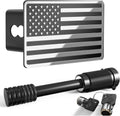 2.5 Inch American Flag Trailer Hitch Cover for Secure Fit