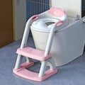 Potty Training Toilet Seat with Step Stool - Stable, Adjustable Fit