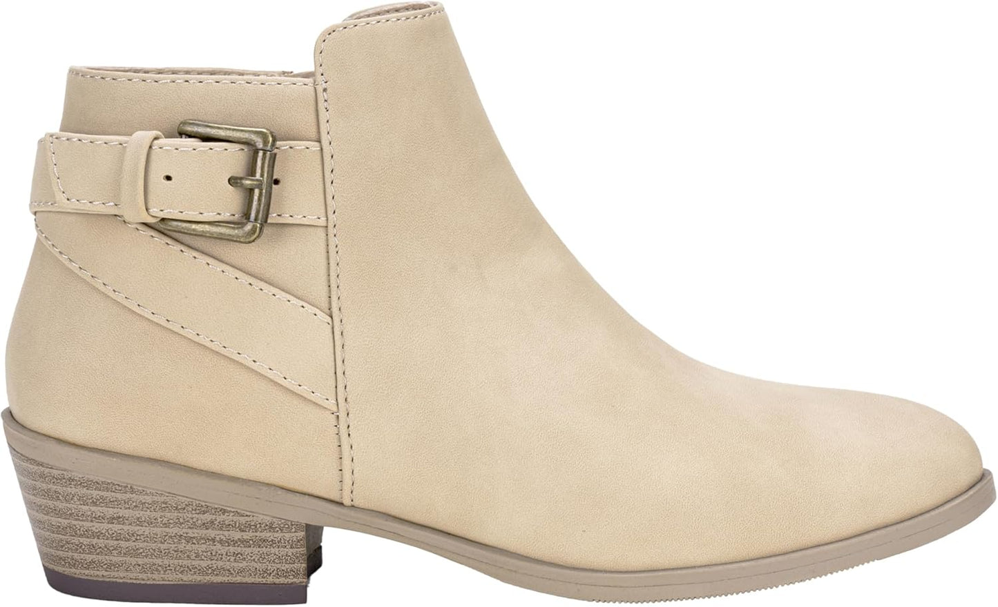 Vepose Women's Short Ankle Boots Low Heel for Stylish Comfort