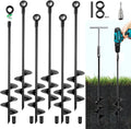 Ground Anchors Screw in 18 in Heavy Duty Kit - Stable Anchoring