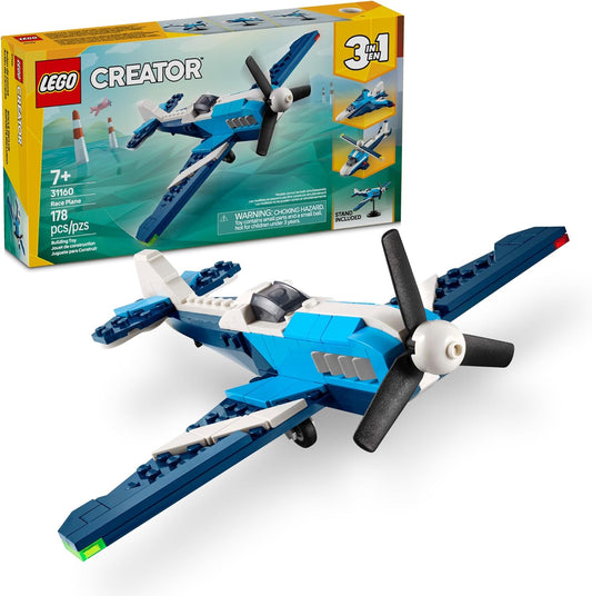 LEGO 3-in-1 Aircraft Race Toy - Build Airplane, Fighter Jet, or Helicopter!