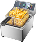 1800W Small Deep Fryer for Home & Commercial Use