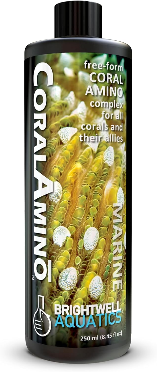 Brightwell Aquatics CoralAmino - Essential Coral Food for Growth