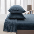 Super Soft Velvet Plush Full Micro Fleece Sheet Set by Great Bay Home
