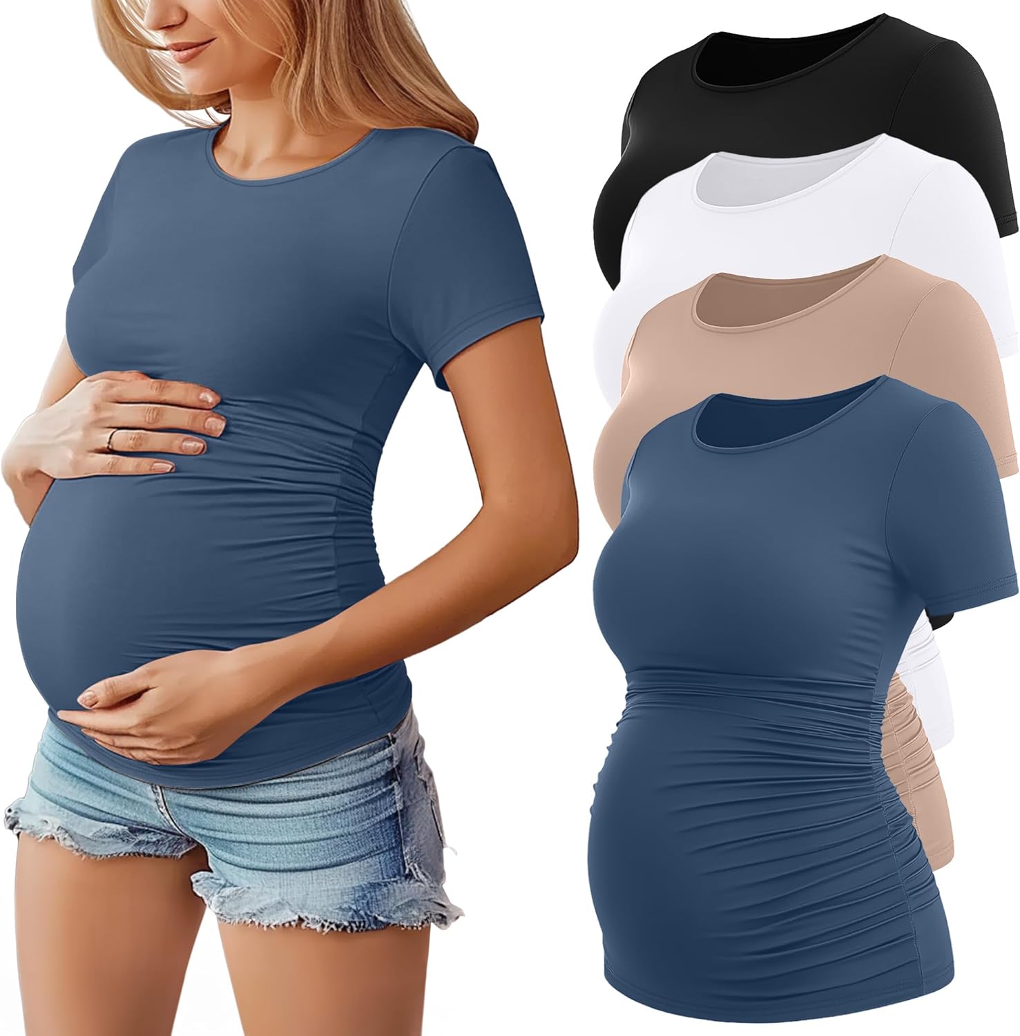 Comfortable and Stylish Women's Maternity Shirts for Every Occasion
