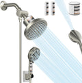 Filtered Shower Heads With Handheld Spray Combo - High Pressure Dual