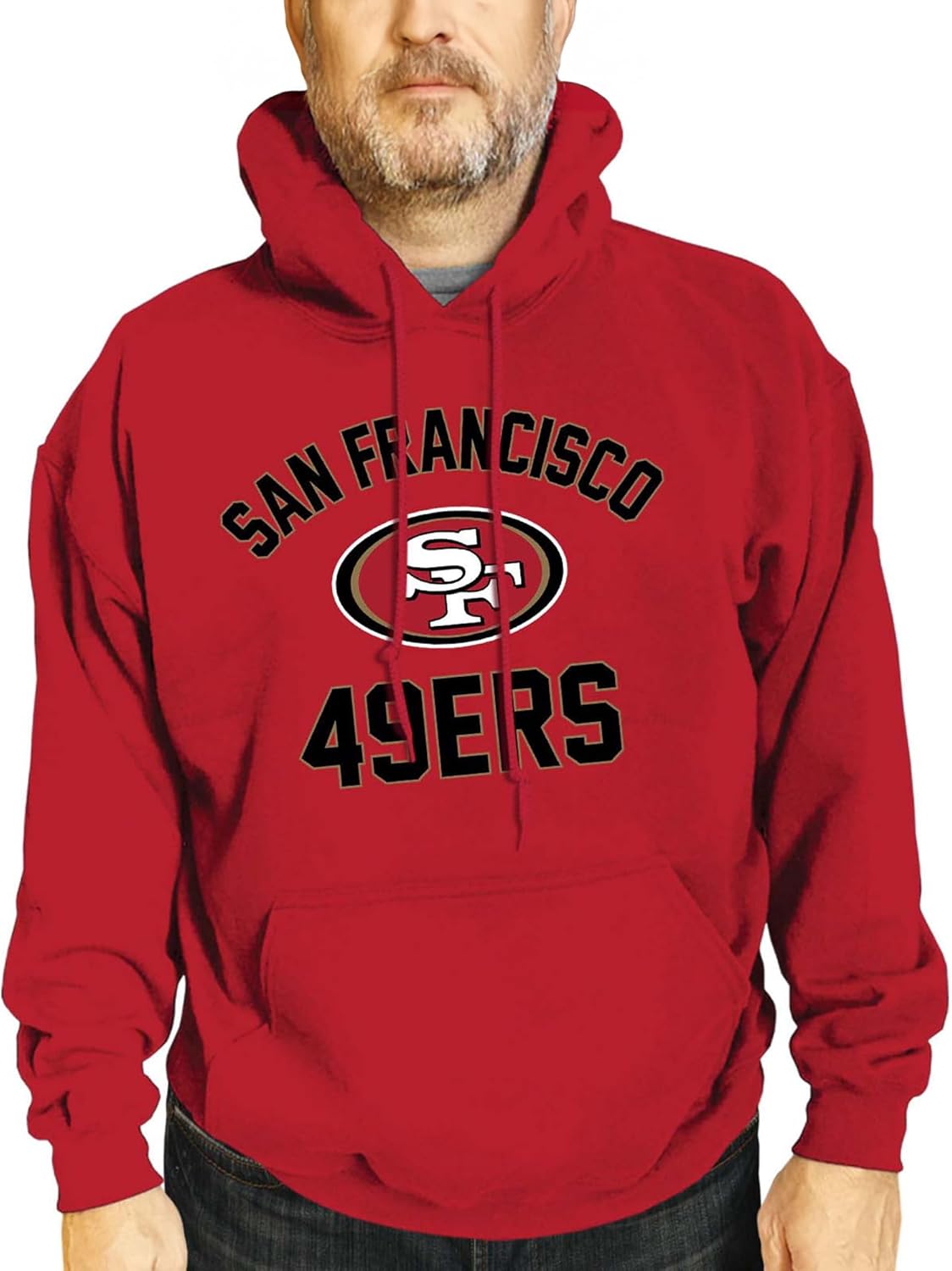NFL Adult Gameday Hooded Sweatshirt for 49ers Fans - Stay Warm