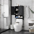Over The Toilet Storage Cabinet with 2-Door Design - Space Saving