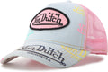 Von Dutch Monogram Trucker Cap - Retro Snapback Cap for Men and Women