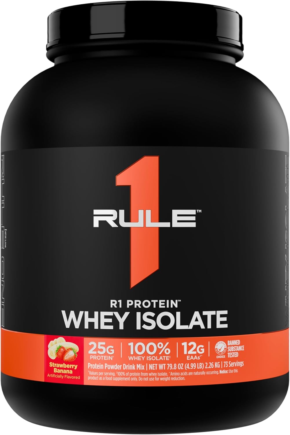R1 Protein Whey Isolate - 25g Protein & 6g BCAA for Recovery