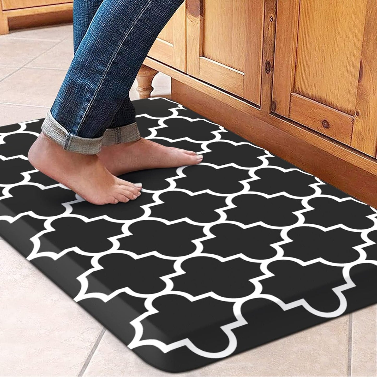 WISELIFE Anti Fatigue Floor Mat - Ergonomic Comfort for Home