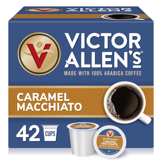 42 Count Caramel Macchiato Coffee Pods by Victor Allen's