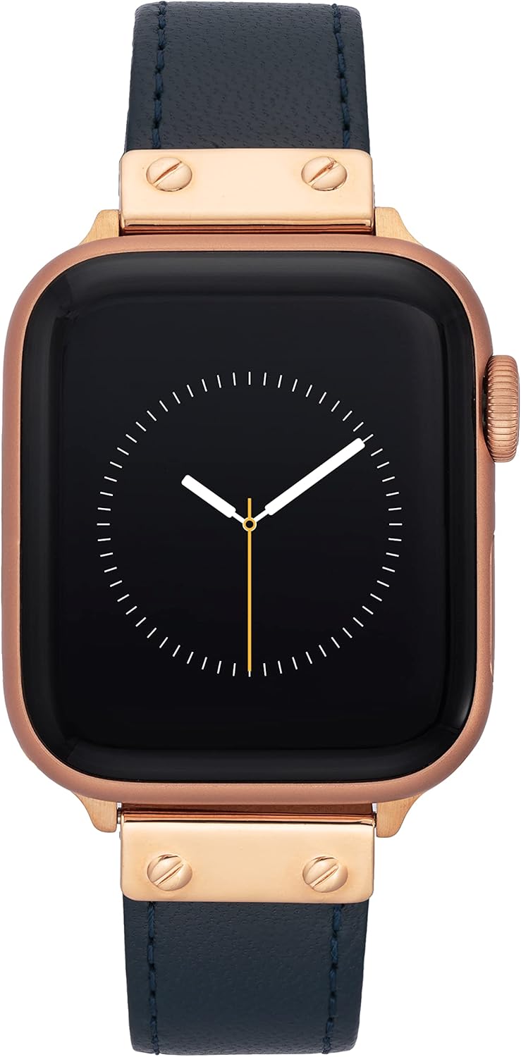 Anne Klein Leather Fashion Band for Apple Watch - Stylish & Secure