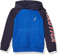 Nautica Boys' Long Sleeve Legacy Fleece Pullover Hoodie - Soft, Warm