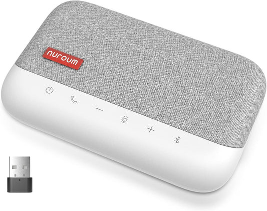 NUROUM A15 Bluetooth Speakerphone: 360 Voice Pick-Up & Noise Canceling