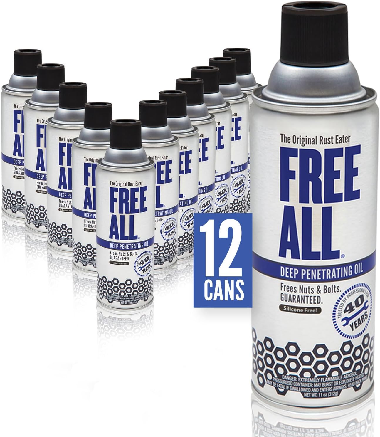 Free All Deep Penetrating Oil Rust Remover for Tough Jobs