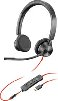 Poly Blackwire 3325 Wired Headset - Flexible Boom, USB-C/USB-A/3.5mm
