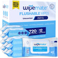 ULTRA Flushable Butt Wipes Unscented XL - Soothing Aloe & Vitamin E