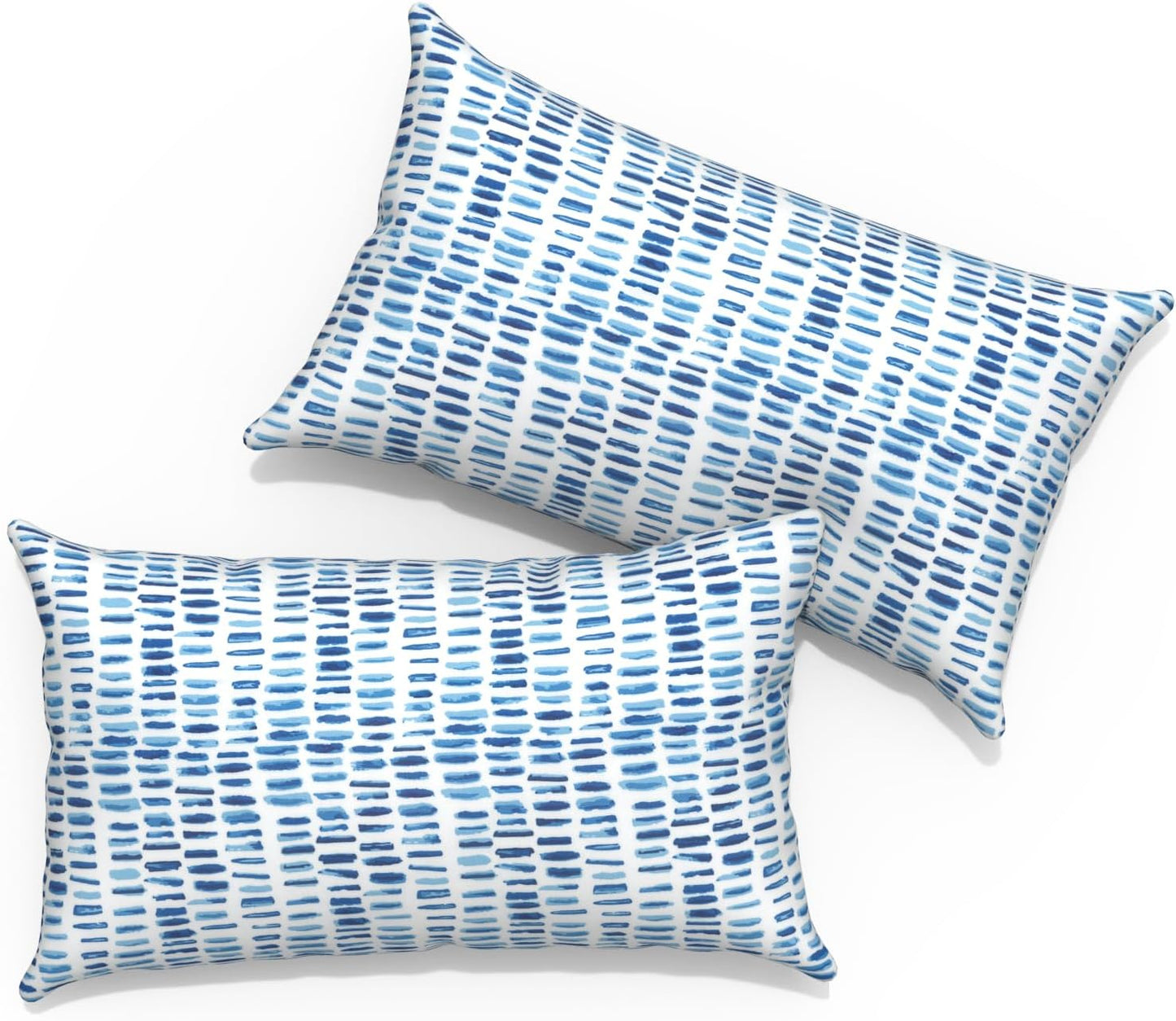 Outdoor Lumbar Pillows 12x20 inch for Patio and Home Use