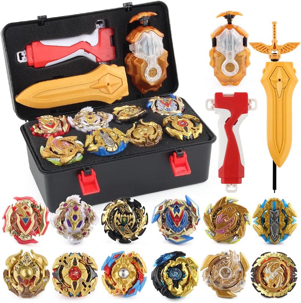 Battling Top Burst Launcher Game Set for Kids Age 6 and Up