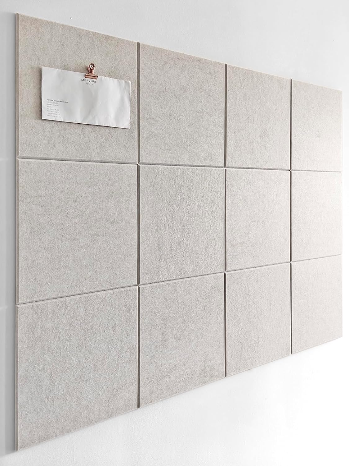 Felt Wall Tiles | Modern Bulletin Board Alternative for Home