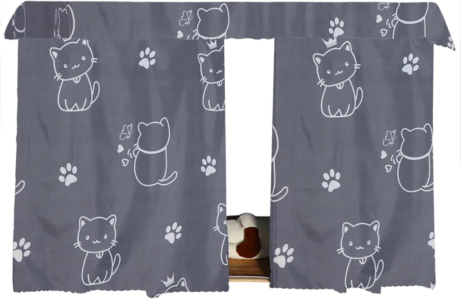 Minache Cartoon Blackout Bed Curtain Set