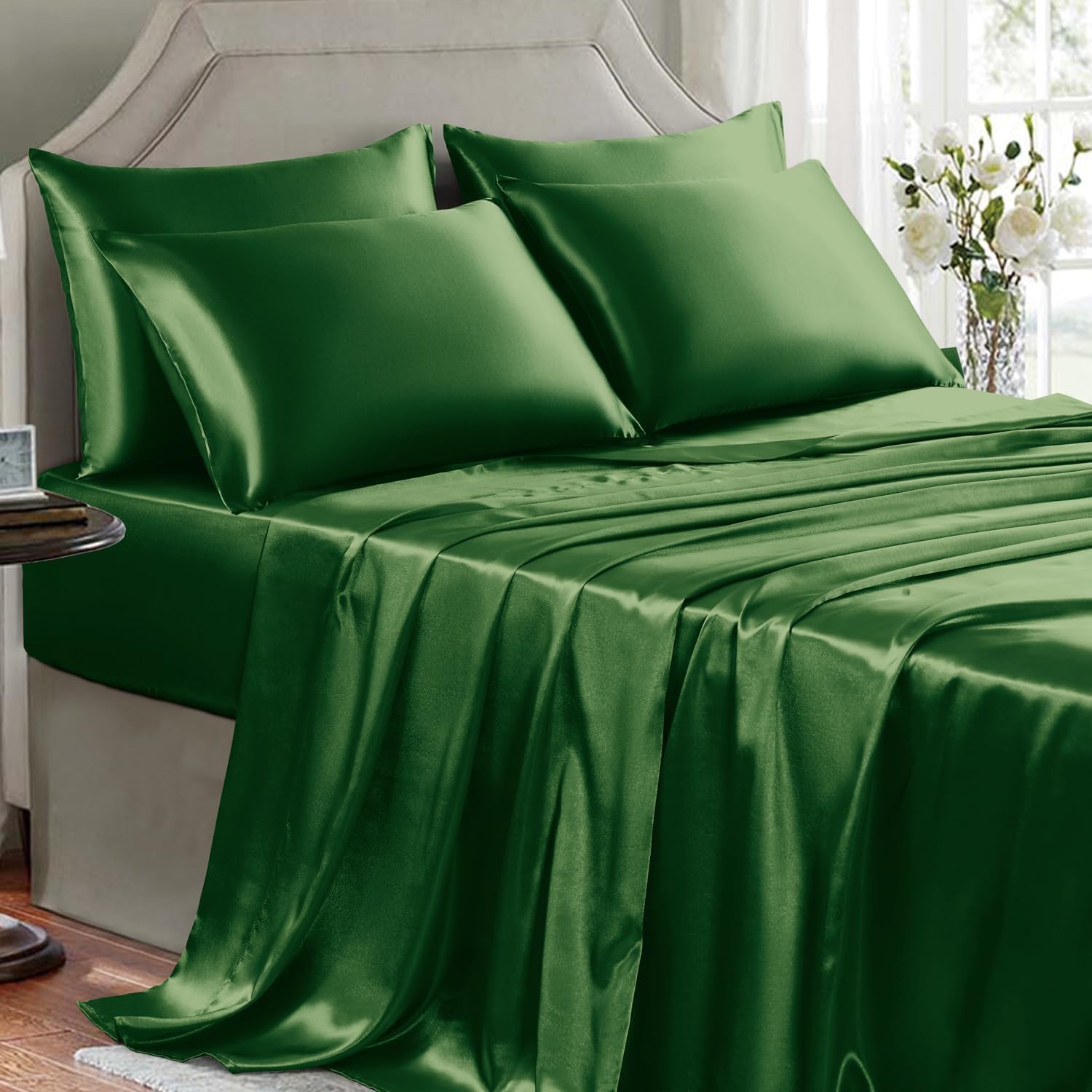 Satin Sheets Full Size - Luxurious Silky Soft Bed Sheet Set