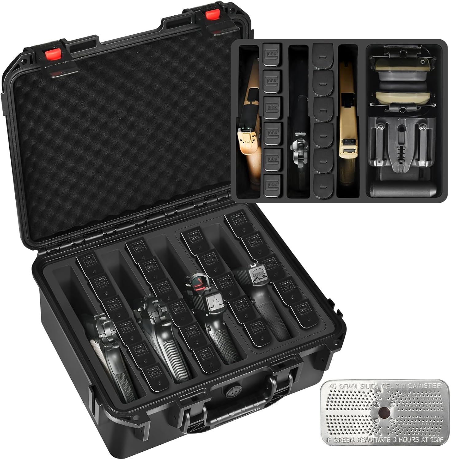 Gun Pistol Case for Multi Handguns - Secure Storage Solution