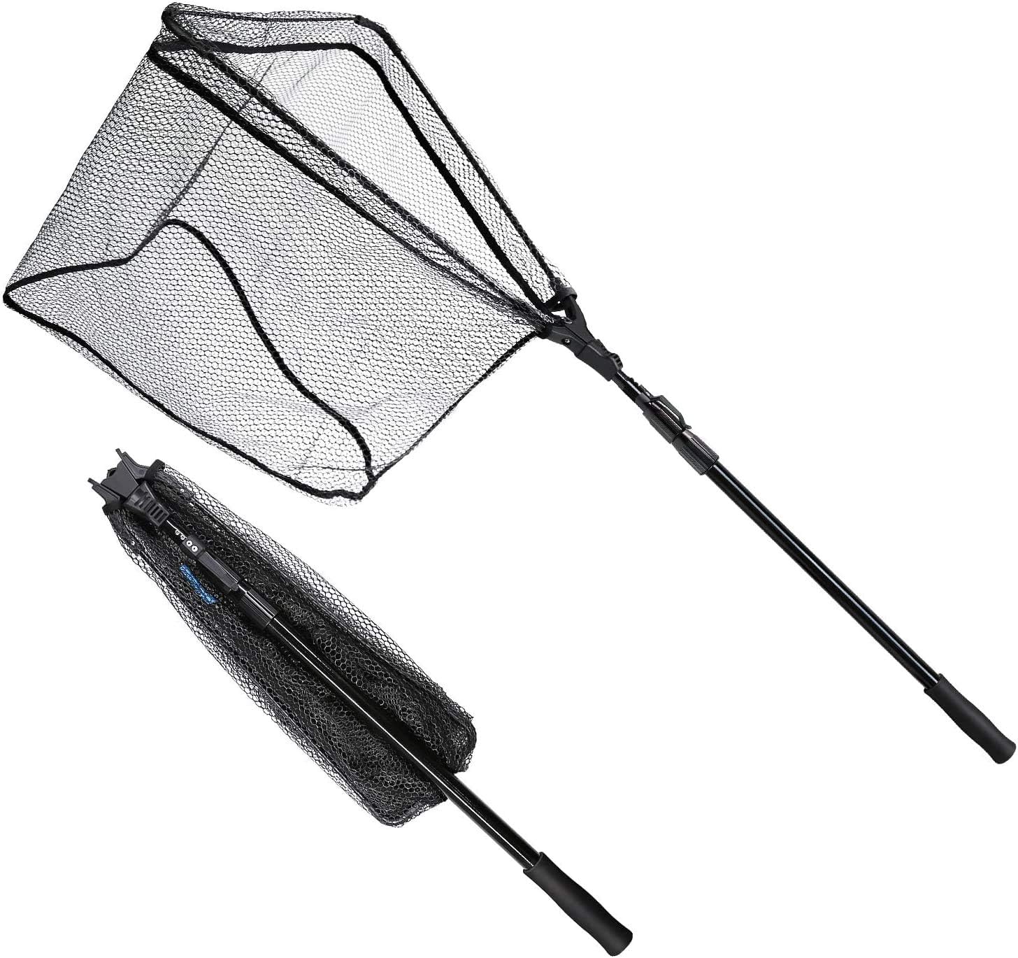Collapsible Fishing Net with Anti-Slip Handle for All Anglers