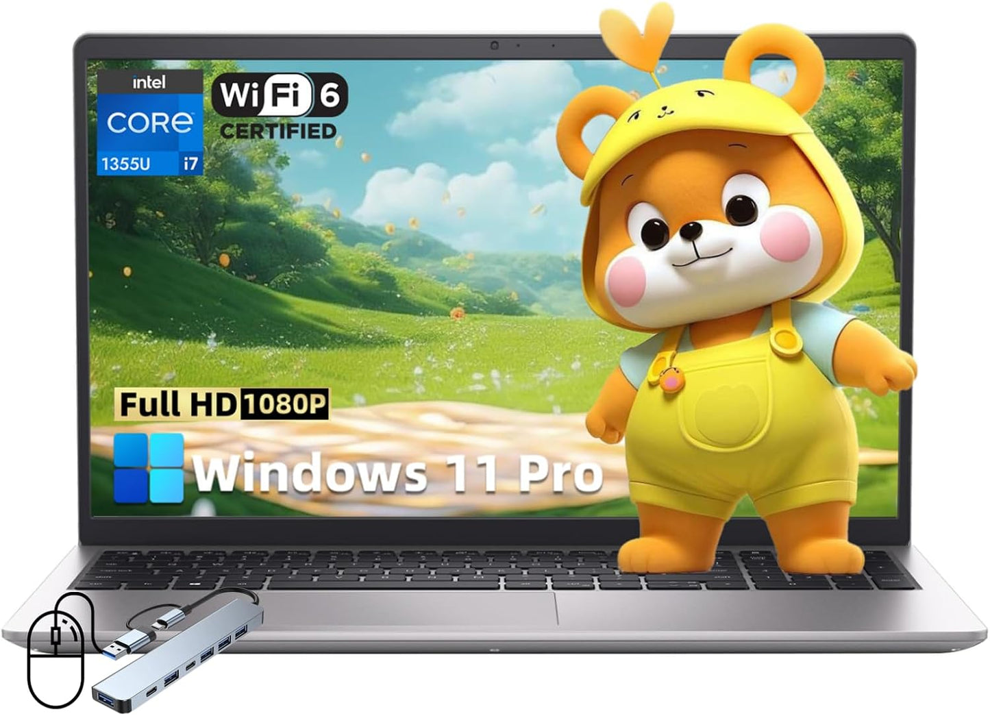 Dell Inspiron 15 Business Laptop: 10-Core i7, 64GB RAM, 4TB SSD