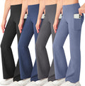Girl's Bootcut Yoga Pants with Pockets - High Waisted Comfort these