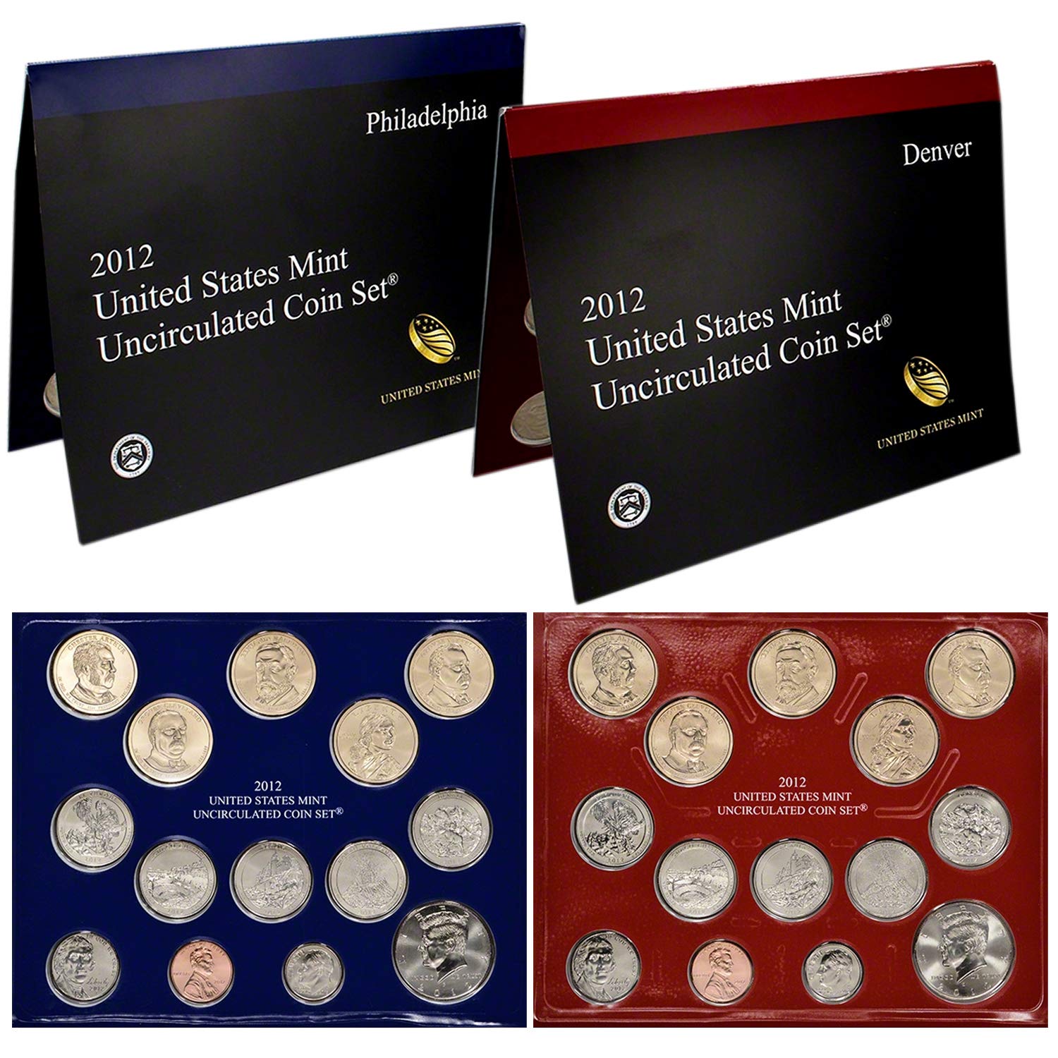United States Mint 2012 Set with Brilliant Uncirculated Coins